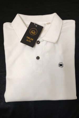Elite Polo T-Shirt - Classic White